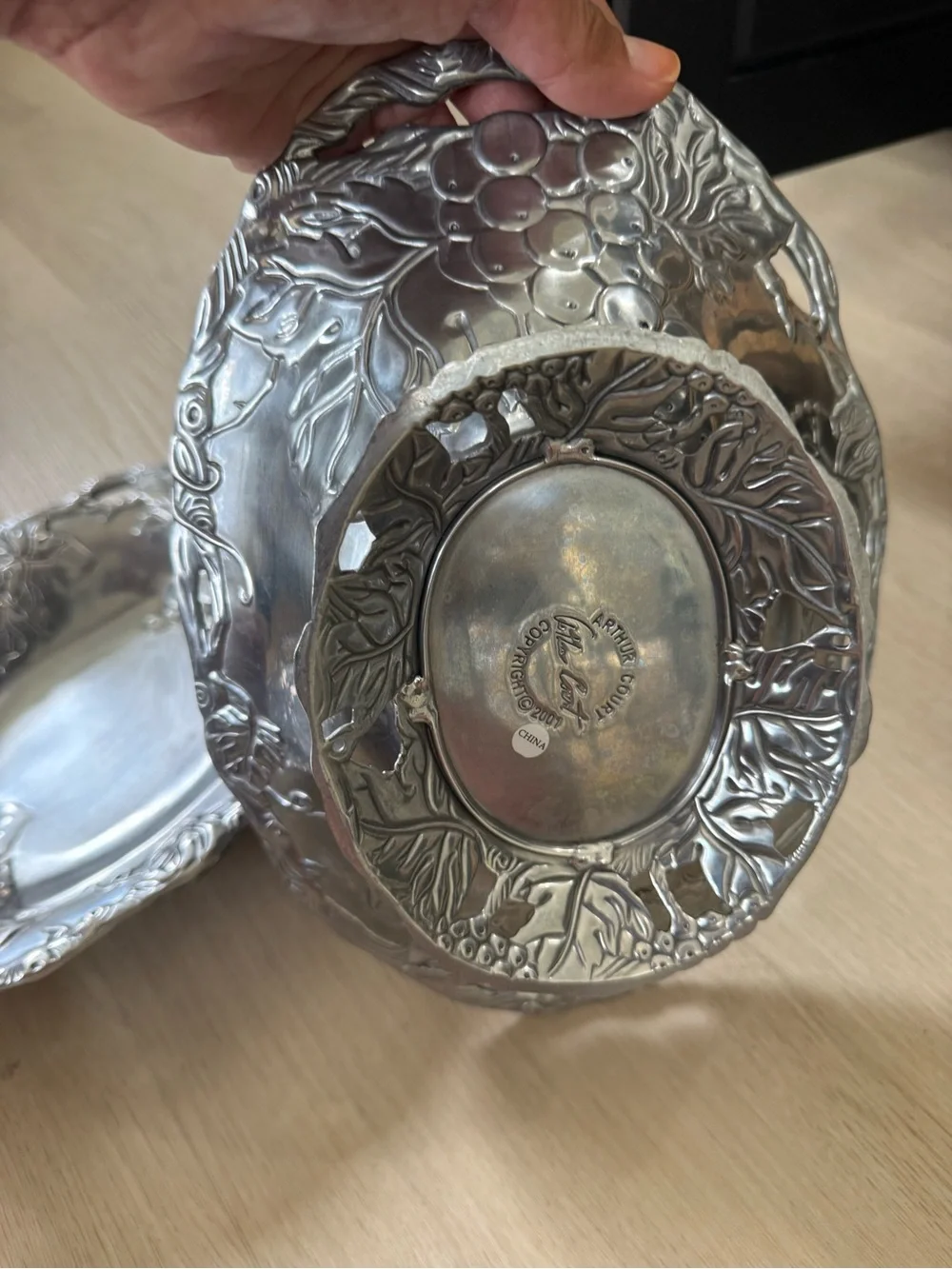 Arthur Court elegant silver